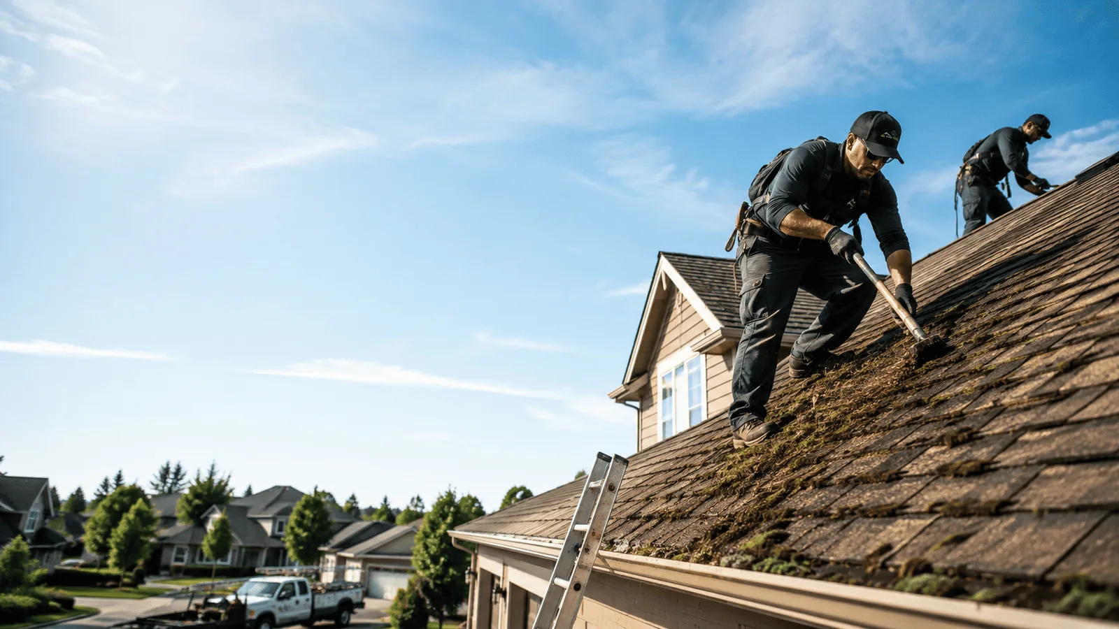 Roof Moss Removal in Deer Trail, CO near me